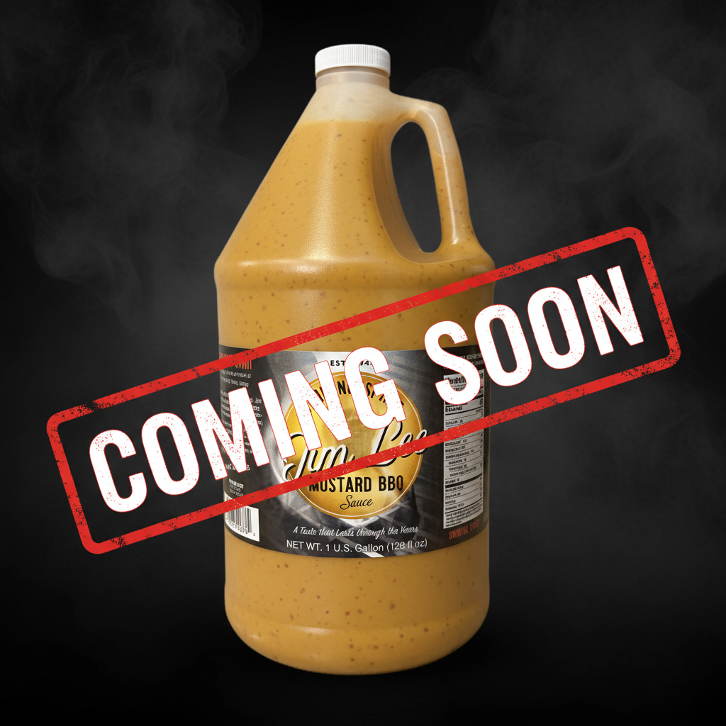 Jim Lee Mustard BBQ Sauce Gallon Jug - Coming Soon